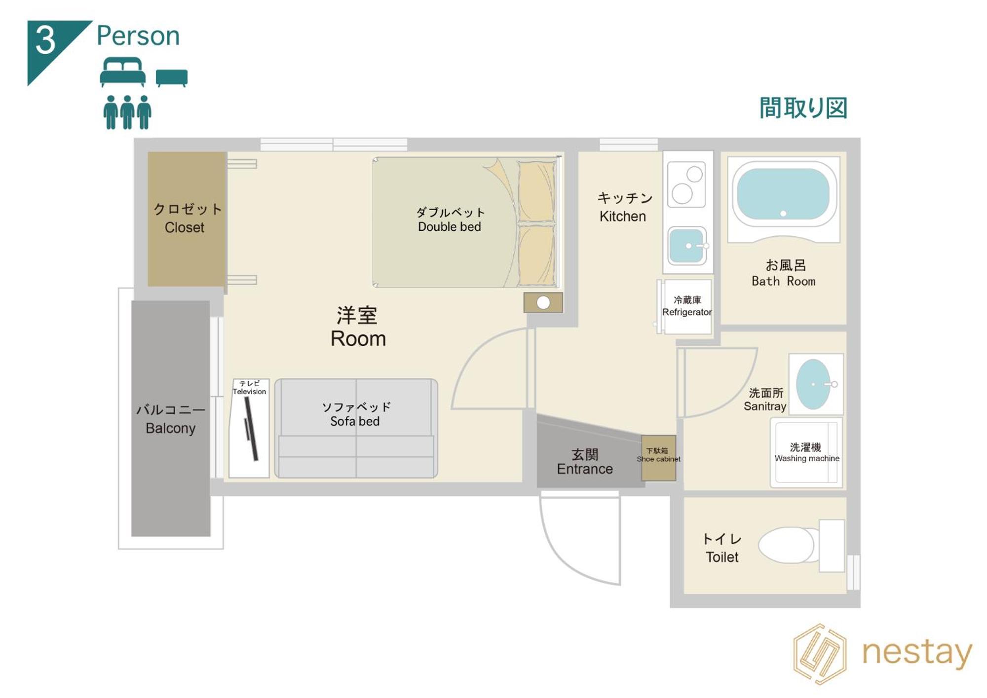 Nestay Inn Tokyo Asakusa Eksteriør billede